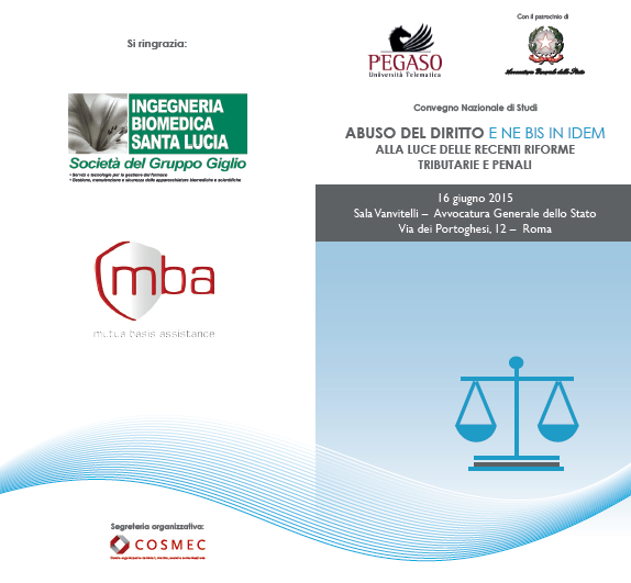 Convegno Abuso del Diritto