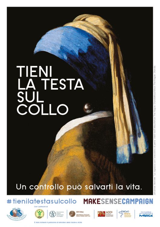 tieni la testa sul collo