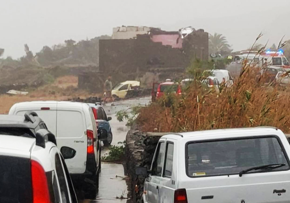 Tromba d'aria a Pantelleria e l'allarme per le colture agricole